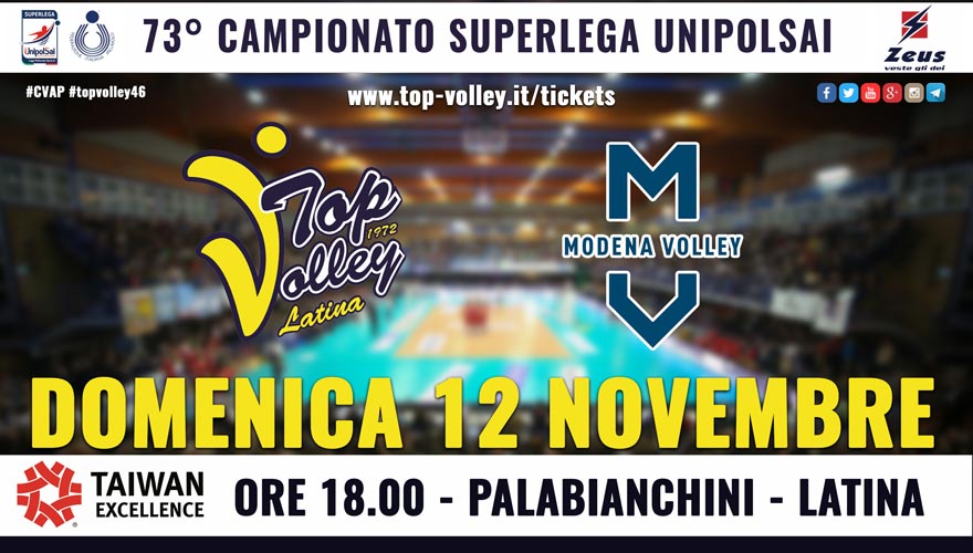 Domenica alle 18 arriva Modena