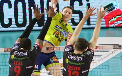 Comunicato stampa, la Top Volley Latina inizia con una fiammata in casa della Lube che poi recupera e vince nettamente. Tubertini: “Abbiamo aggredito una Lube che doveva togliersi qualche peso di dosso”