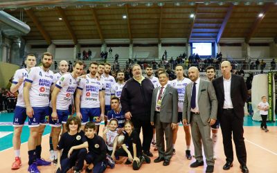 La Top Volley Latina sconfitta in tre set dalla Lube. Coach Tubertini: “Obiettivo salvezza centrato con quattro turni d’anticipo”.