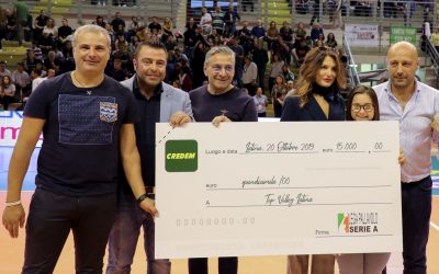 Top Volley – Perugia, lo show di ieri è stato da record! Ecco un po’ di dati. Premiati i volontari della Lucky Friends a cui è stato devoluto il premio di Lega