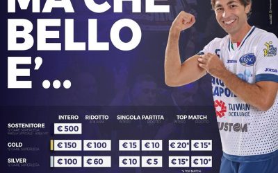 “Ma che bello è” bis! La Top Volley lunedì riapre la campagna abbonamenti per la Superlega! Ecco tutto quello che c’è da sapere