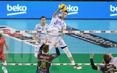 La Top Volley lotta per due ore nella tana della Lube ma perde 3-1. Patry miglior realizzatore del match.