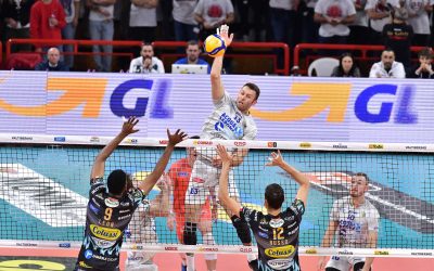 La Top Volley Cisterna vince il primo set nella tana di Perugia poi cede alla distanza con i padroni di casa trascinati da Leon