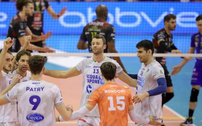 La Top Volley Cisterna vince il primo set poi cede alla Lube. Tubertini: “Avvio di partita di altissimo livello, dobbiamo gestire meglio quello che facciamo durante il match”.