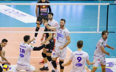 La Top Volley si conferma con Sora: ottavo derby vinto su otto. Patry e Szwarc incisivi, ecco le statistiche. Tubertini: «Ora testa a Padova». Il punto sul settore giovanile