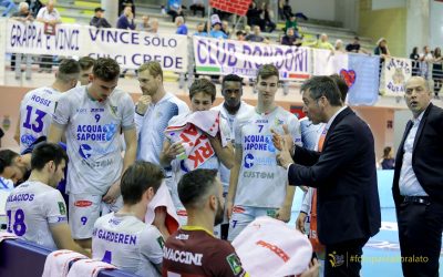 Il ruggito della Top Volley con Padova e Sora. Tubertini: «Campionato durissimo ma i giocatori hanno dimostrato di voler restare in questa categoria»