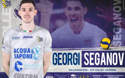 Georgi Seganov alla Top Volley Cisterna «Adoro poter fare grandi cose». Falivene: «Impreziosisce il nostro roster»