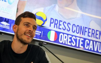 Oreste Cavuto presentato a Cisterna. «Sono orgoglioso di far parte di questo progetto. Sono in una squadra con giocatori importanti»