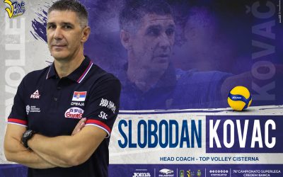 Boban Kovač, il miglior allenatore d’Europa 2019, sarà il nuovo coach della Top Volley Cisterna. «Sempre a testa alta, abbiamo obiettivi da raggiungere»