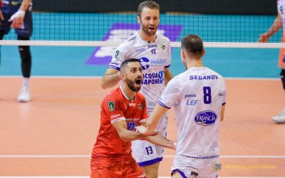 Domani la Top Volley Cisterna riceve Trento. Mimmo Cavaccini: «Umiltà e voglia di sorprendere». Candido Grande: «Sarà un match bellissimo, purtroppo non potrà esserci il pubblico»