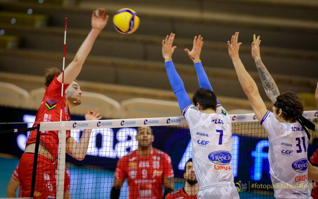 SUPERLEGA: TOP VOLLEY CISTERNA – LUBE CIVITANOVA