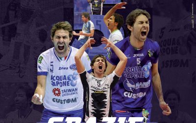 La Top Volley saluta Daniele Sottile dopo undici anni di passione e grande impegno. «Grazie a Latina e a Cisterna, io e la mia famiglia vi porteremo sempre con noi»